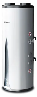 Imagen del producto de Bomba de calor para agua caliente - 80 litros - Clase de eficiencia energética A+ - 950 vatios - Plateado - Montaje en pared - Caldera