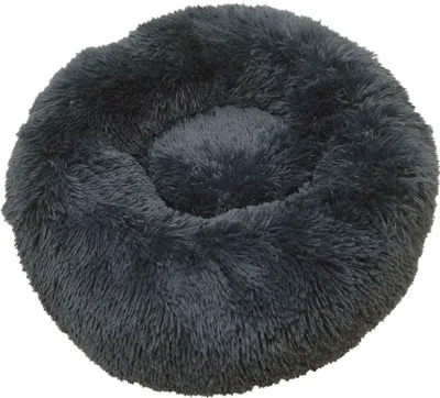 Produktbild von Nobby Hundebett Kuscheldonut Esla blau/grau, Maße: Ø 110 x 35 cm