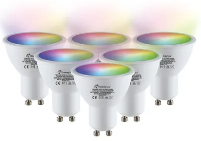Produktbild von hoftronicsmart Smart GU10 Lampe 5,5W 345lm 38° RGBWW Weiß IP20