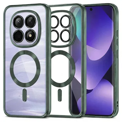 Zdjęcie produktu dla Techsuit etui Xiaomi Redmi Note 15 Redmi Note 15 Poco M8 5G - ciemnozielone
