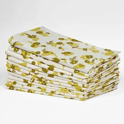 Obrázek produktu pro Dekorační potah z bavlny – citronově žlutý – 50,8 x 50,8 cm