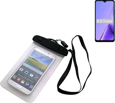 Produktbild von K-S-Trade Schutz Hülle Handy Hülle Kompatibel mit Cubot Note 7 Beach Bag wasserdicht 16cm x 10cm Schutzhülle Staub Sand Flachwasser Beachbag Case