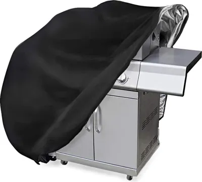 Produktbild von Grillabdeckung - Wasserdicht und Schützend - 1 Stück - Schwarz - 210D