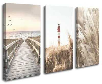 Obrázok produktu pre Obraz na plátne Maják 120x80 cm zarámovaný 4429