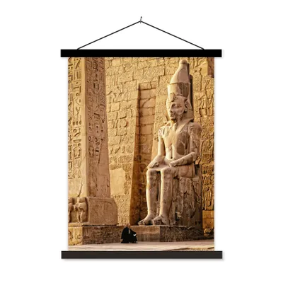 Produktbild von MuchoWow® Textilposter Image in Ägypten 60x80 cm mit schwarzem Rahmen - Plakathalter