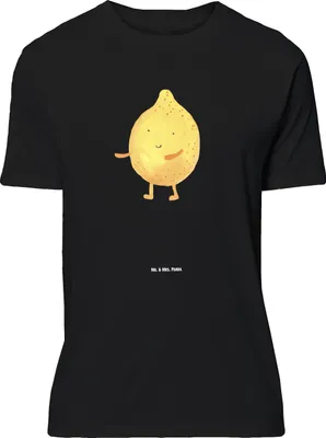 Produktbild von Mr. & Mrs. Panda Größe M T-Shirt Beste Freunde Zitrone - Schwarz - Geschenk, Shirt, mit Spruch, Lustige Sprüche, Fehlende Keywords, Tshirt, Herren