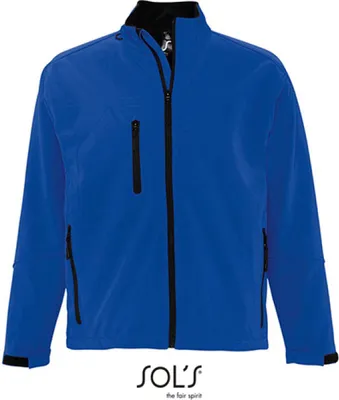 Image de SOLs 46600 | MenŽs Softshell Jacket Relax - Couleur : Royal Blue - Taille : XXL