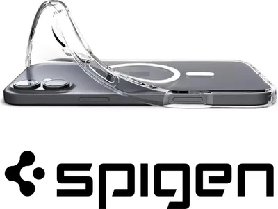 Zdjęcie produktu dla Spigen Liquid Crystal MagFit, Pokrowiec, Apple, iPhone 16, 15,5 cm (6.1"), Przezroczysty