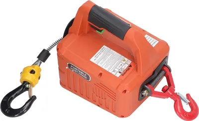 Obrázek produktu pro Elektrický kladkostroj Přenosný elektrický naviják s dálkovým ovládáním 500KG Kapacita 7.6M Maximální výška zdvihu 1500W EU Plug 220V