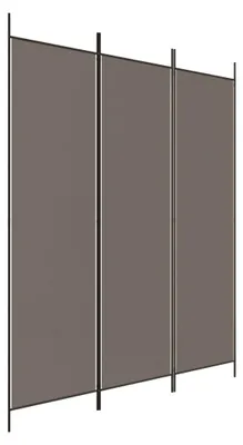 Produktbild von vidaXL 3-tlg. Paravent Anthrazit 150x220 cm Stoff