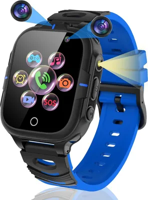 Produktbild von Kinder Smartwatch, Smartwatch Kinder mit S0S und Telefon, 15 Spielen, SOS-Anruf, Kamera, Wecker, Touchscreen Smart Watch Kinder für Jungen und Mädchen