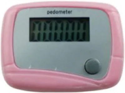 Zdjęcie produktu dla Krokonomierz – Miniaturowy – Miernik odległości – Miernik spalonych kalorii – Wyświetlacz LCD – Różowy