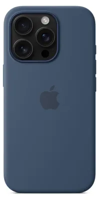 Image de Apple Silicone Backcover MagSafe pour Apple iPhone 16 Pro - Denim
