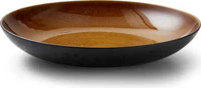 Produktbild von BITZ 821384, Rund, Steingut, Bernstein, Schwarz, Portion, 220 °C, 40 cm