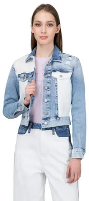 Image de Veste en jean courte pour femmes Pepe Jeans, taille XS