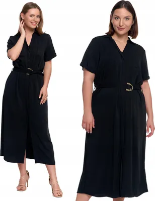 Productafbeelding van DAMEN MIDIKLEID met strik. Elegant MORAJ jurk - maat S