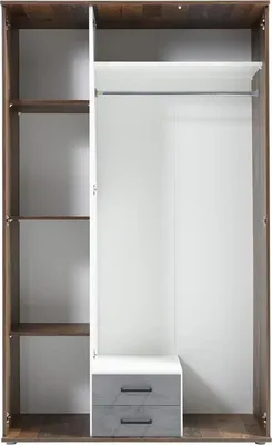 Produktbild von Kleiderschrank Schlafzimmerschrank Drehtürenschrank Schrank Schlafen "Cilli I"