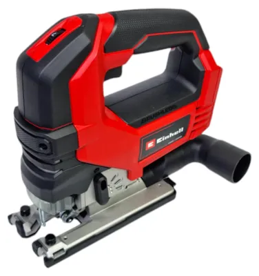 Zdjęcie produktu dla Einhell TP-JS 18/135 Li BL - Solo, Górny uchwyt, Czarny, Czerwony, 45°, Plastik, Stal, Drewno, 3500 spm, 13,5 cm