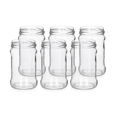 Immagine prodotto di Barattoli in vetro per alimenti e conserve 6 pezzi 315 ml