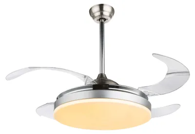 Immagine prodotto di Ventilatore da soffitto Cabrera Nickel 100 cm con luce LED e telecomando