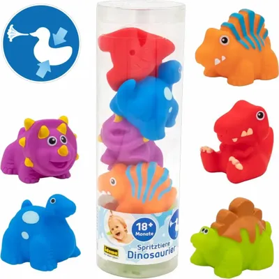 Produktbild von Idena Spritztier-Set Dinosaurier 5teilig