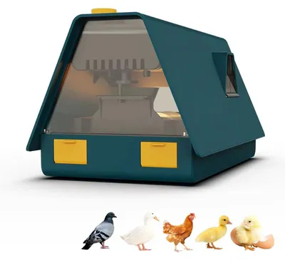 Produktbild von Zimilo Inkubator mit Sichtfenster, automatische Brutmaschine mit Temperatur- und Feuchtigkeitskontrolle, externe Wasserzufuhr, für Wachtel Huhn Ente