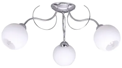 Immagine prodotto di Lampadario Classico Con Paralumini In Vetro E Led