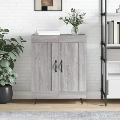 Produktbild von The Living Store Sideboard Grau Sonoma 69,5x34x90 cm Holzwerkstoff