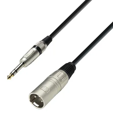 Immagine prodotto di Adam Hall Cables 3 STAR BMV 0600 - Cavo bilanciato da XLR maschio a jack TRS | 6 m