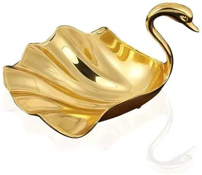 Immagine prodotto di Ciotola dorata per decorazioni in Vetroceramica