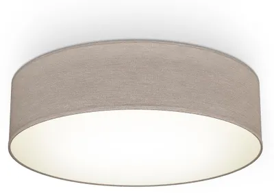 Obrázek produktu pro Stropní lampa textilní stínidlo stropní lampa do obývacího pokoje ložnice taupe 2xE27