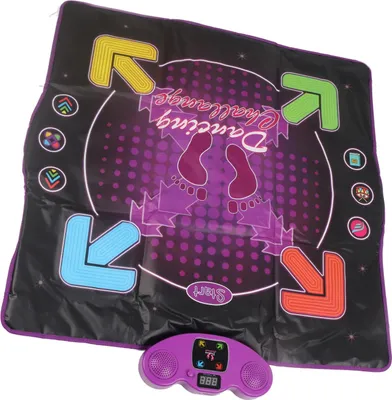 Produktbild von Tanzmatte für Kinder, elektronisches Pad-Spielzeug, 4 Spielmodi, verstellbar, eingebaute Musik, Tanzen, Geschenk, Leuchten