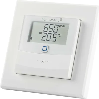 Zdjęcie produktu dla Homematic IP 158330A0, Jakość powietrza, Przewodowa, DC, 24 V, 0,55 W, 0 - 50 °C