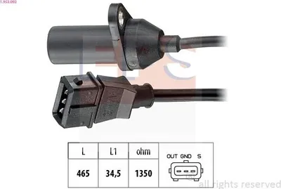 Produktbild von EPS 1.953.092 Kurbelwellensensor Impulsgeber für FIAT Seicento / 600 Schrägheck (187)