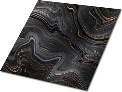 Produktbild von Selbstklebende Platten 30x30 cm Wandpaneele 9 Stück im Set Wanddeko - Dunkle Abstraktion.