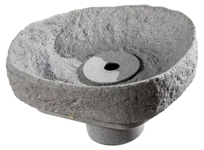 Immagine prodotto di Set per fontana a cascata GreenLife GreenLine per serbatoi di raccolta dell'acqua piovana "Hinkelstein", colore grigio; codice prodotto: G0001746