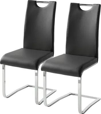 Produktbild von home24 Freischwinger - Kunstleder / Metall