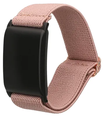 Produktbild von kwmobile Armband kompatibel mit Whoop 5.0 / Whoop 4.0 / 3.0 - Nylon Fitnesstracker Sportarmband Band in Altrosa - Innenmaße von 14 - 22 cm