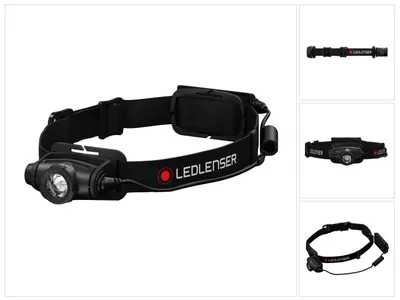 Produktbild von Ledlenser H5R Core, Stirnband-Taschenlampe, Schwarz, Aluminium, Tasten, IP67, LED