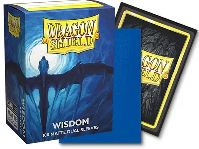 Obrázok produktu pre Dragon Shield Wisdom, puzdro na karty, Modrá, 100 kusov