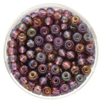 Produktbild von Glorex Rocailles Perlen 4,5 mm 17 g amethyst