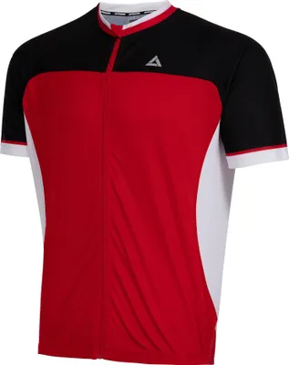 Produktbild von Airtracks Herren Fahrradtrikot Kurzarm Pro T II / Rot-Schwarz-L / atmungsaktives Radtrikot - Jersey mit Quick Dry & Anti-UV