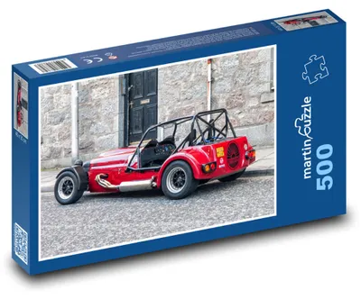 Obrázok produktu pre Puzzle 500 Klasické červené športové auto - martinpuzzle