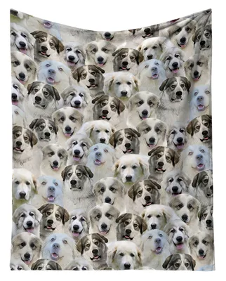 Produktbild von Microplüsch Wärmedecke leicht 130x150 cm - Hunde