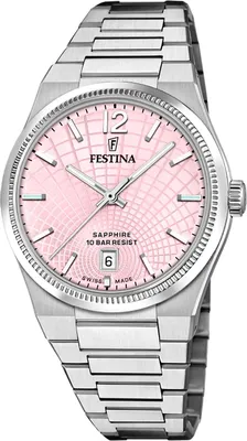 Produktbild von Festina Damenuhr Swiss Made Armbanduhr Edelstahl silber UF20052/3