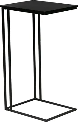 Produktbild von trendteam Strike Beistelltisch Schwarz Matt/Metall Schwarz B/H/T 50/91/40 cm