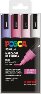 Productafbeelding van De Marcadores POSCA PC-5M Sweet set