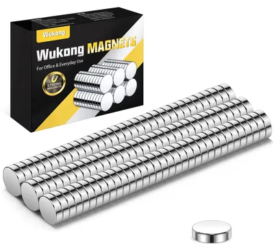 Mini-Neodymium-Magnete 4x1 mm, 110 Stück, silber