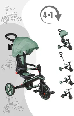 Globber Trike Explorer Foldable 4-in-1 Dreirad / Laufrad