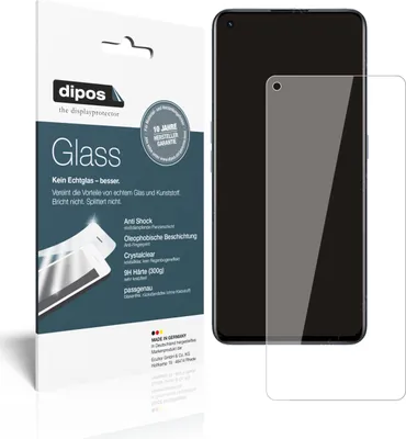 Produktbild von 2x Schutzfolie für Realme GT Neo 2  - Anti-Shock 9H Folie dipos Glass Kunststoffglas